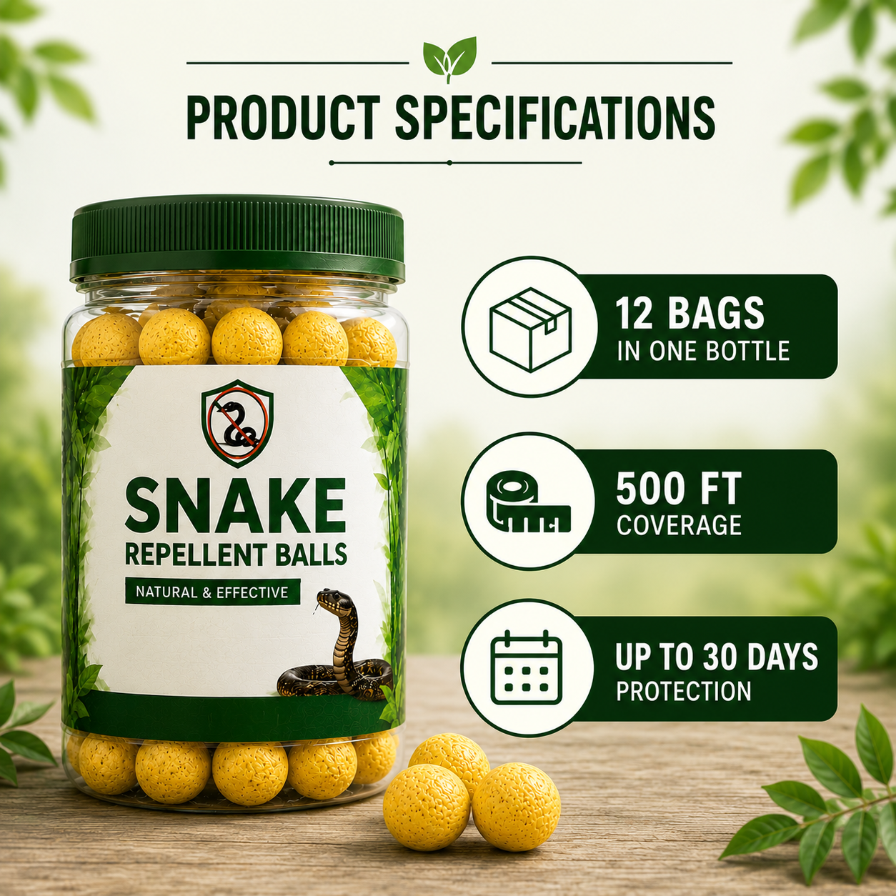 Snake Repellent Balls(50% 0ff Today)