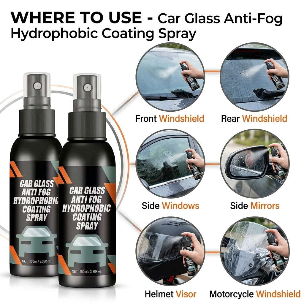 Anti-Fog Hydrophobic Coating Spray(Buy 1 Get 1 Free✅)
