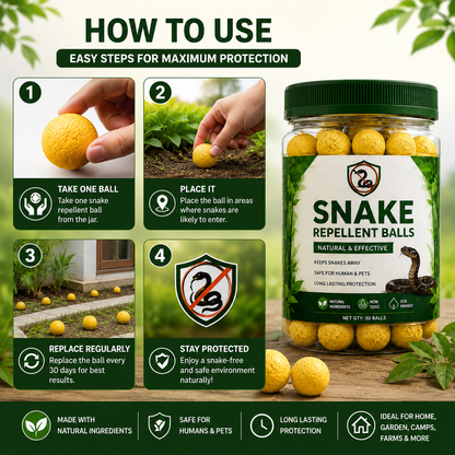 Snake Repellent Balls(50% 0ff Today)
